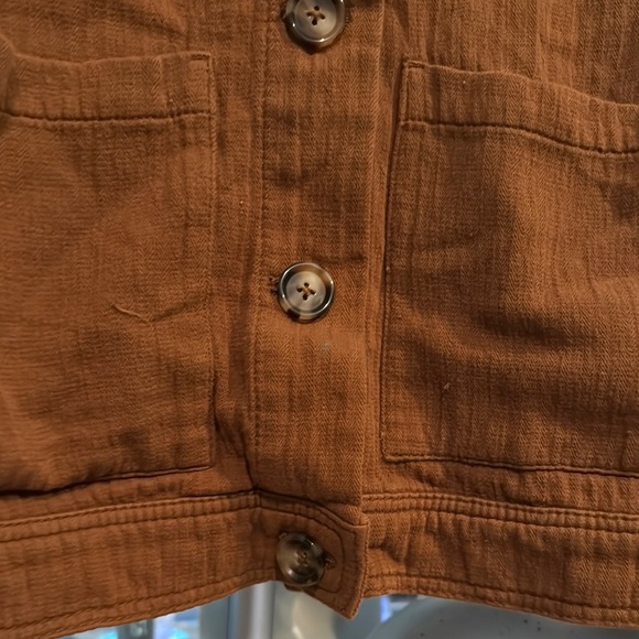 Maurices Brown Utility Jacket with Collared Neckline - Picture 2 of 4